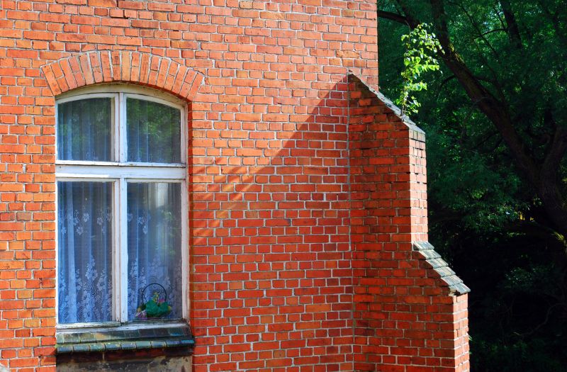 Arched Window on a Residential Façade